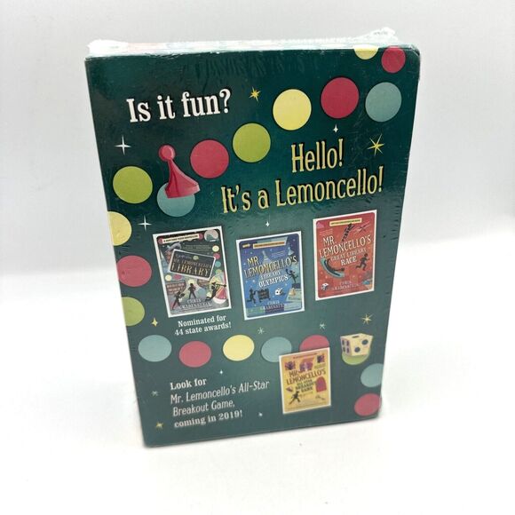 Mr. Lemoncello's Library: Mr. Lemoncello's Funtastic Boxed Set : Books 1-3 NEW - Picture 3 of 3
